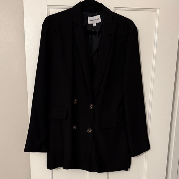 Elizabeth and James Jackets & Blazers - Elizabeth and James Oversized Black Blazer